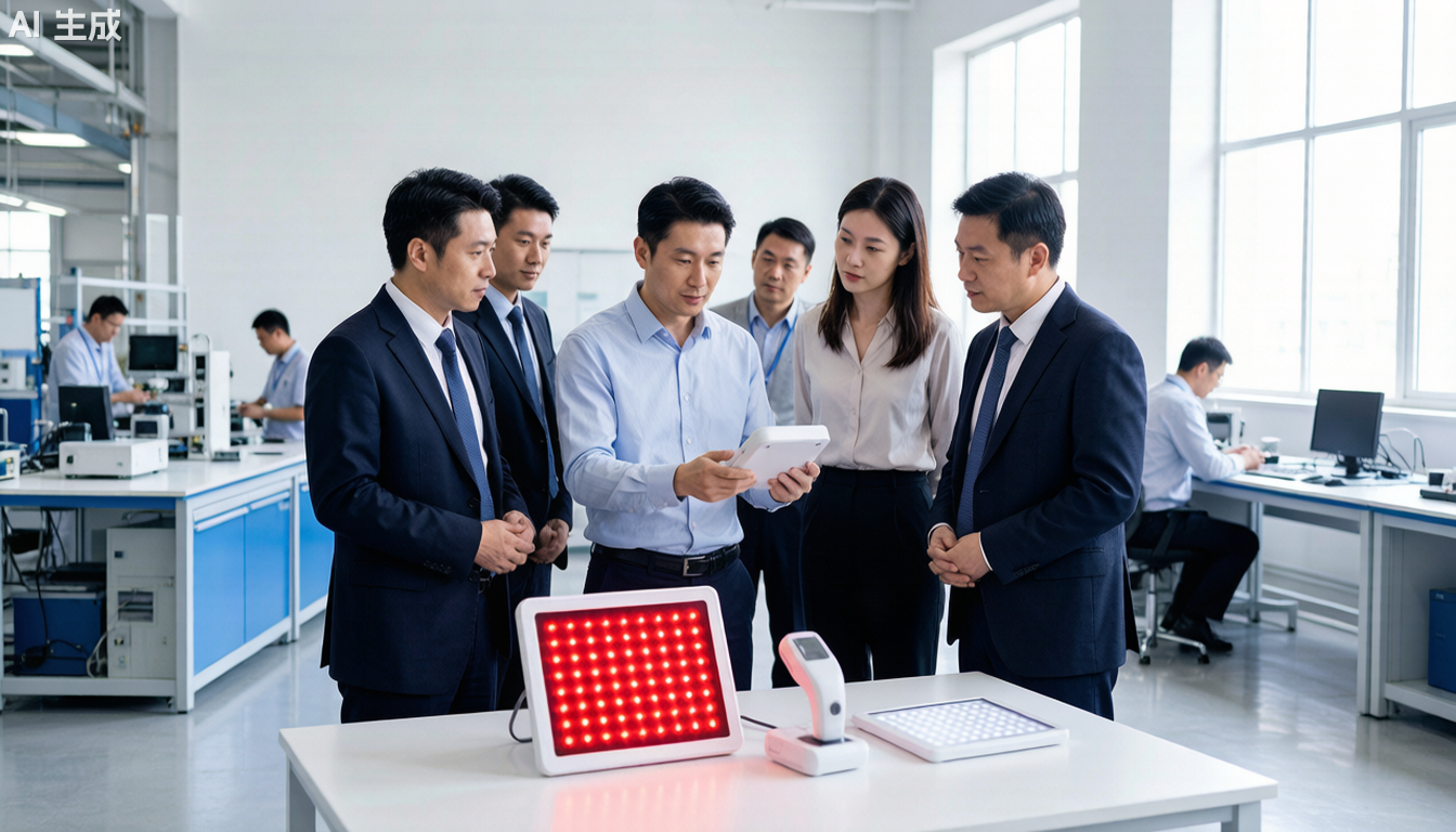 Rainbow Red Light Therapy sales and engineering team